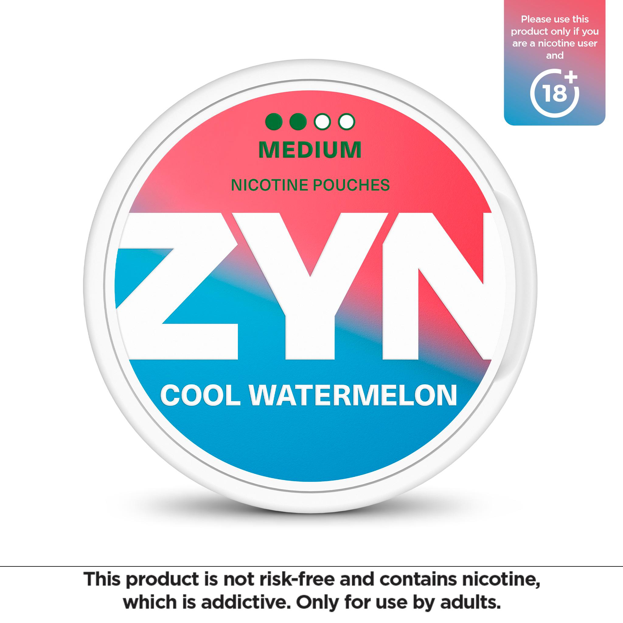 ZYN Cool Watermelon Medium (6mg) (Cool Mint)
