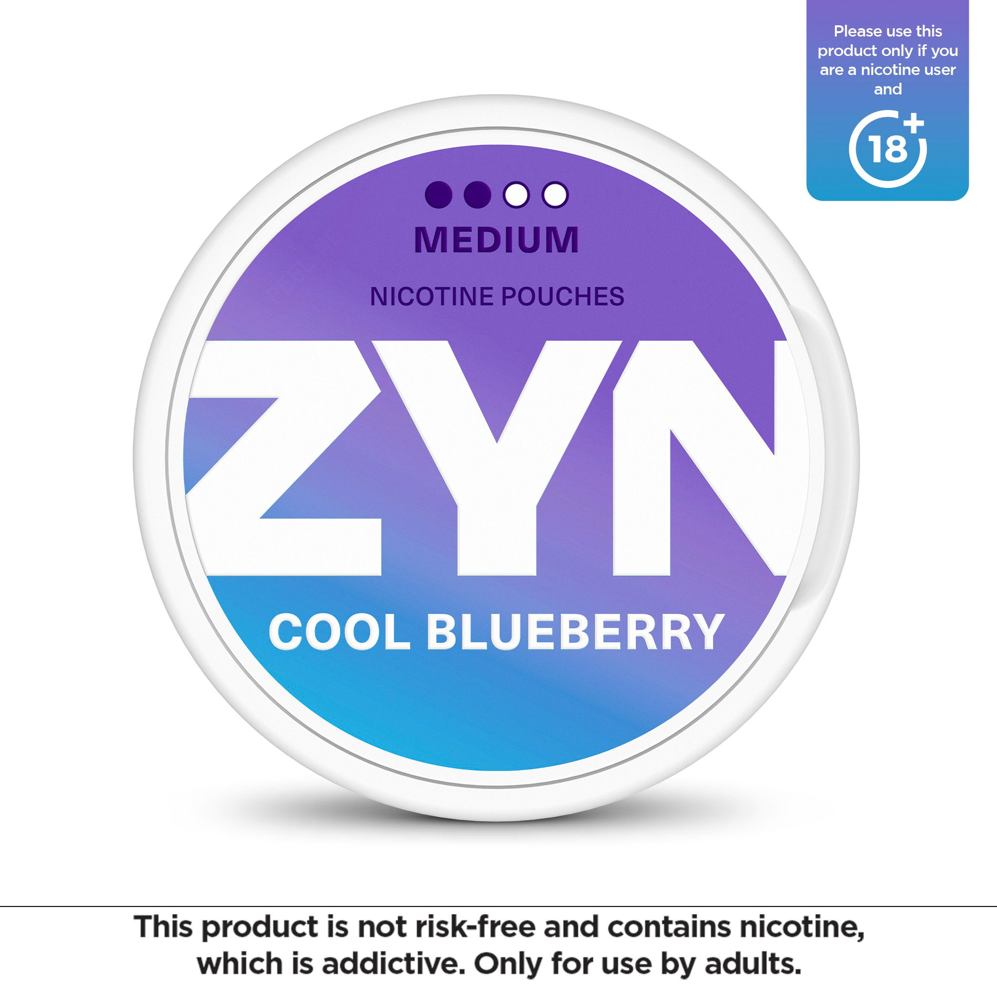 ZYN Cool Blueberry Medium (6mg) (Cool Mint)