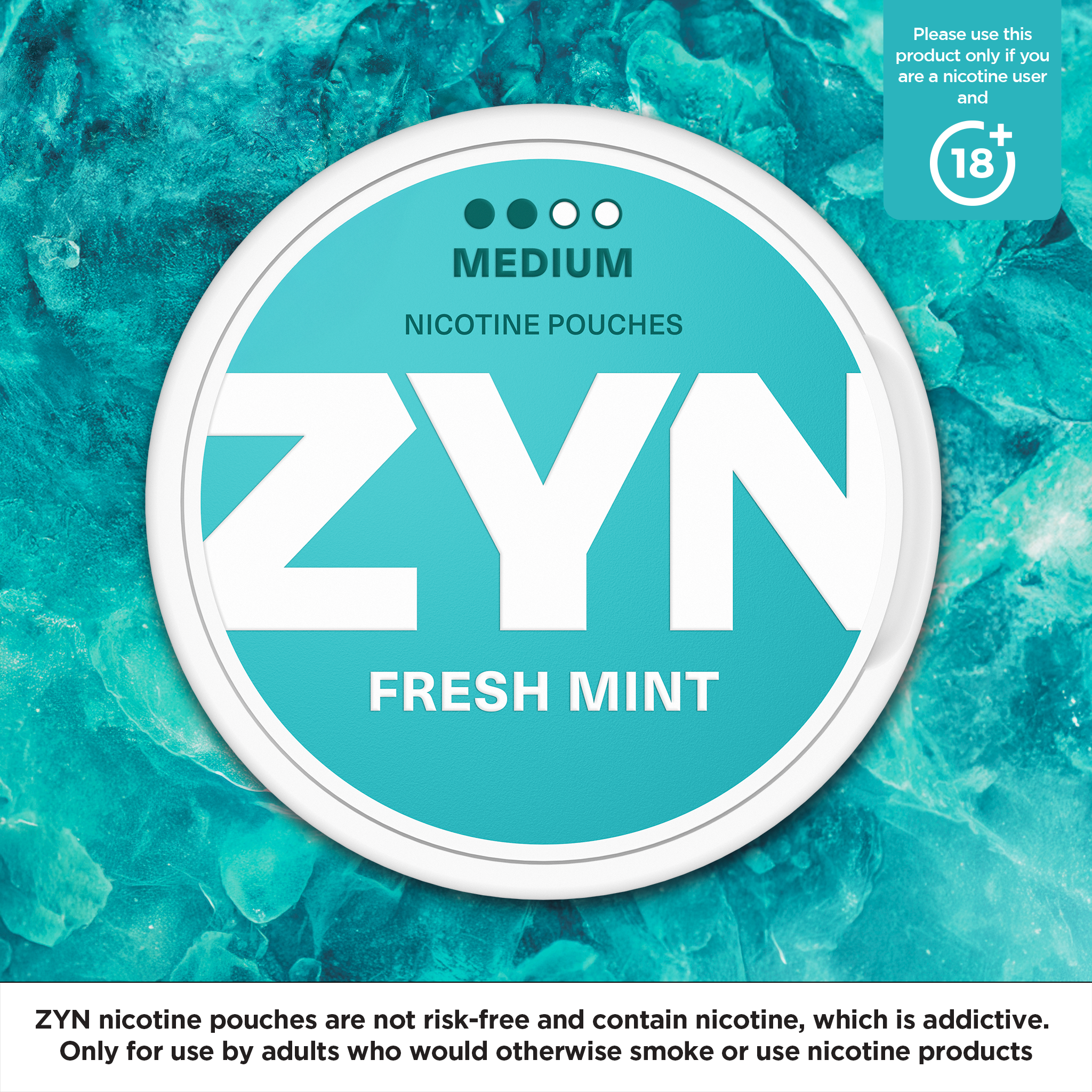 ZYN Fresh Mint Medium (6mg) (Fresh Mint)
