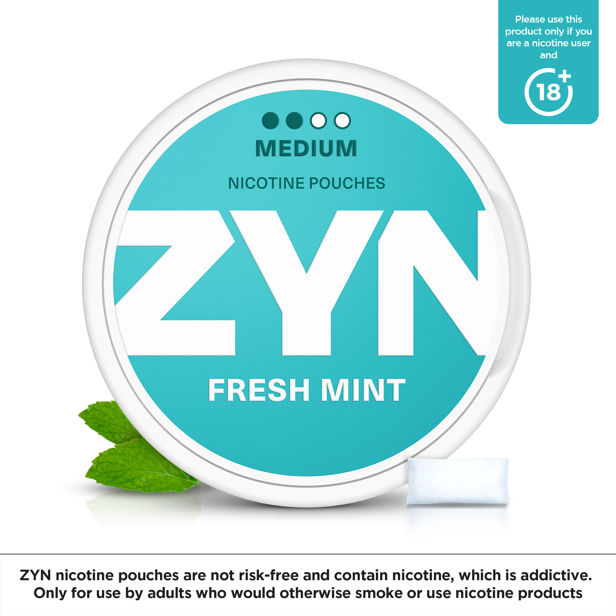 ZYN Fresh Mint Medium (6mg) (Fresh Mint)