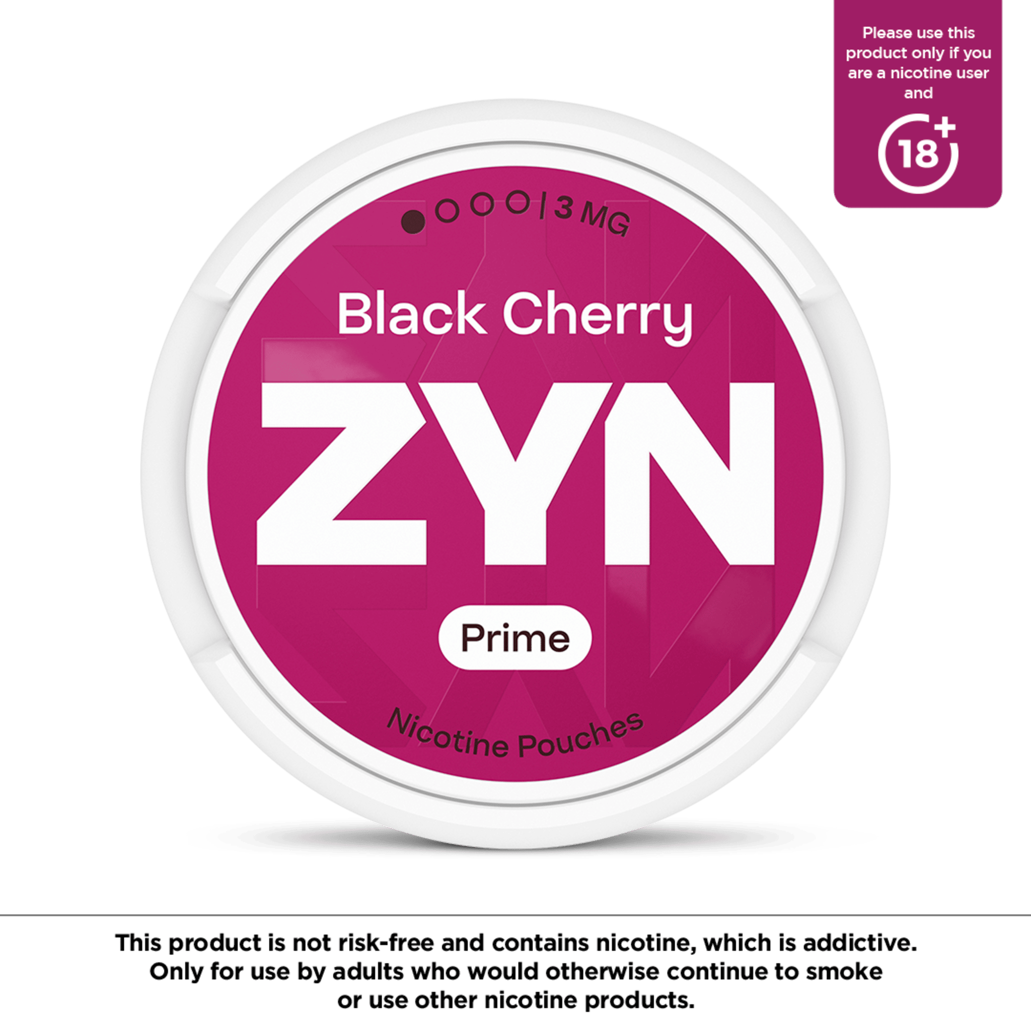 ZYN Prime Black Cherry (3mg) (Zyn Black Cherry)