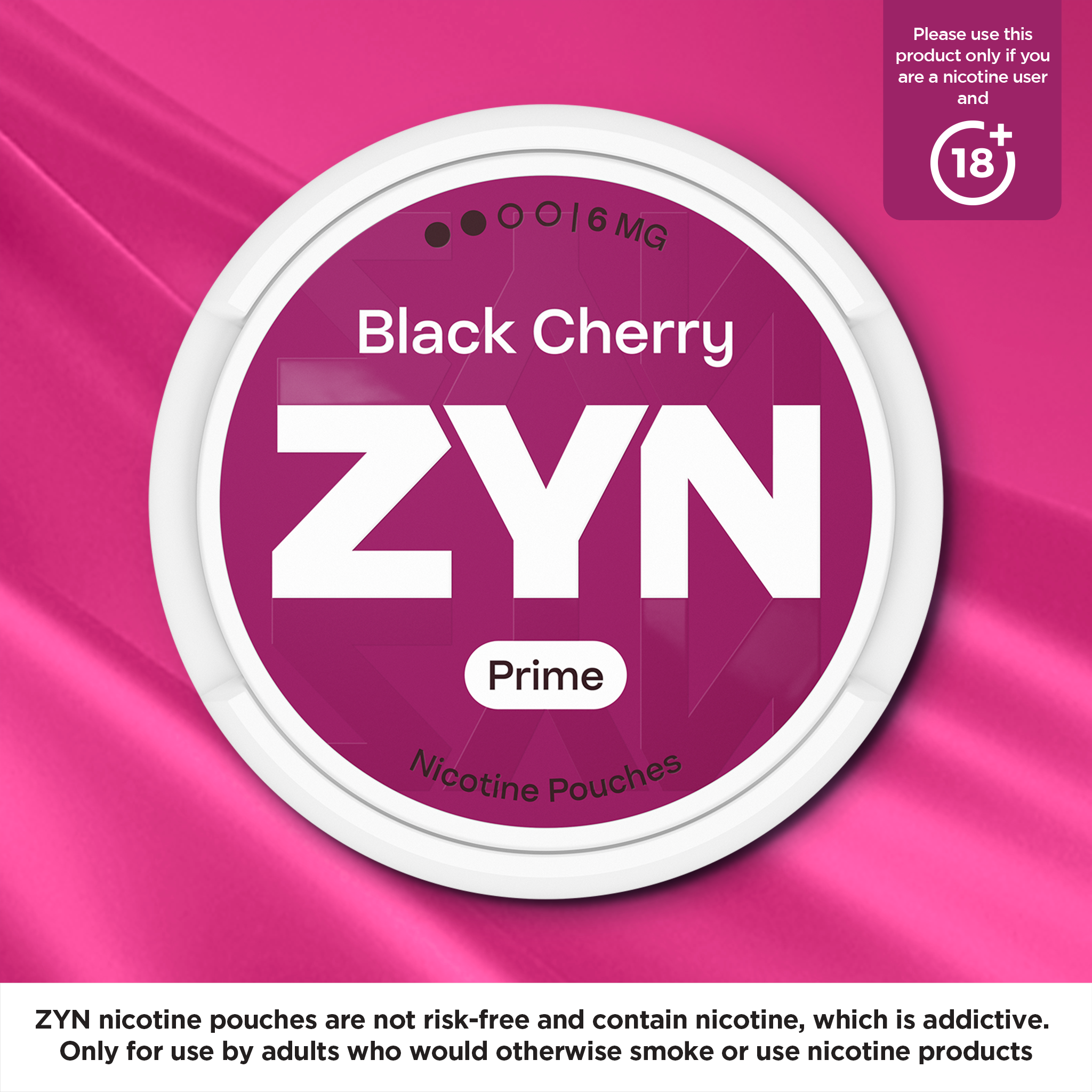 ZYN Prime Black Cherry (6mg) (Zyn Black Cherry)
