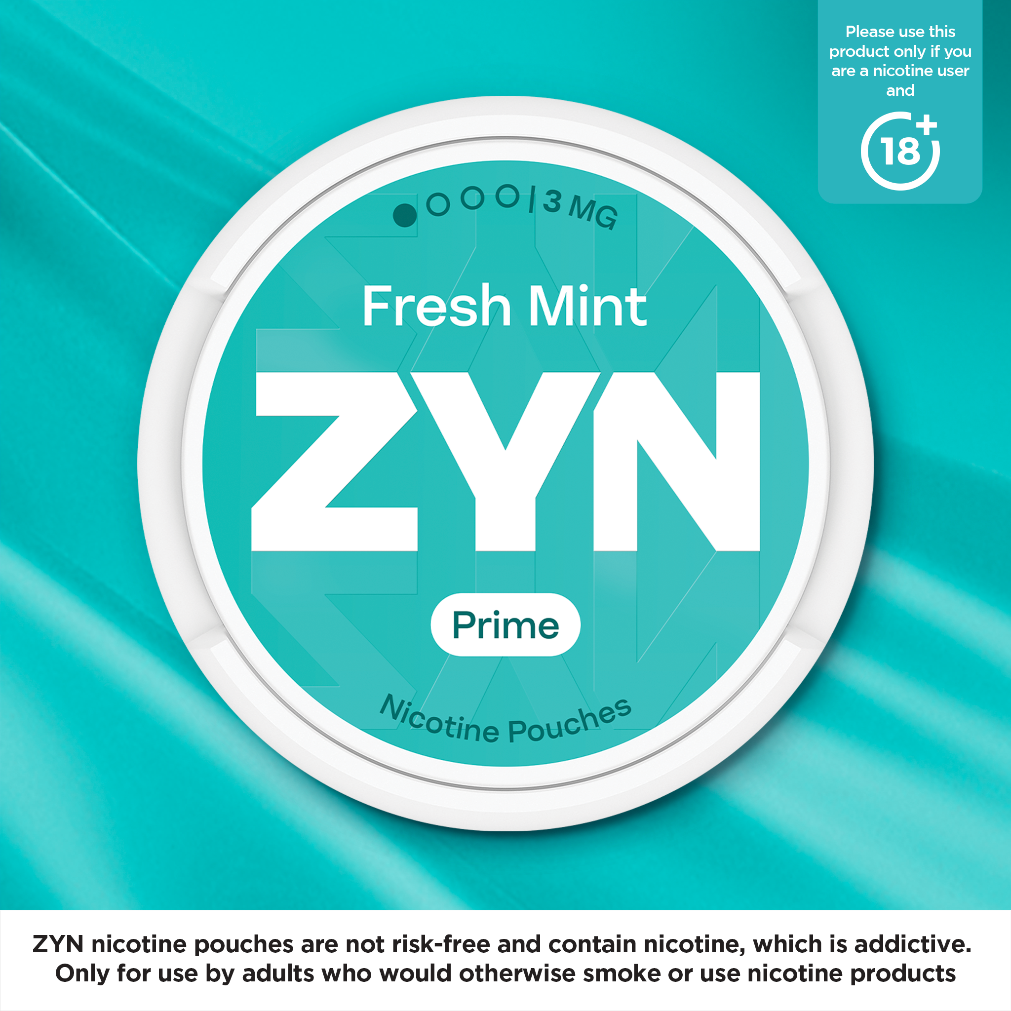 ZYN Prime Fresh Mint (3mg) (SPEARMINT)