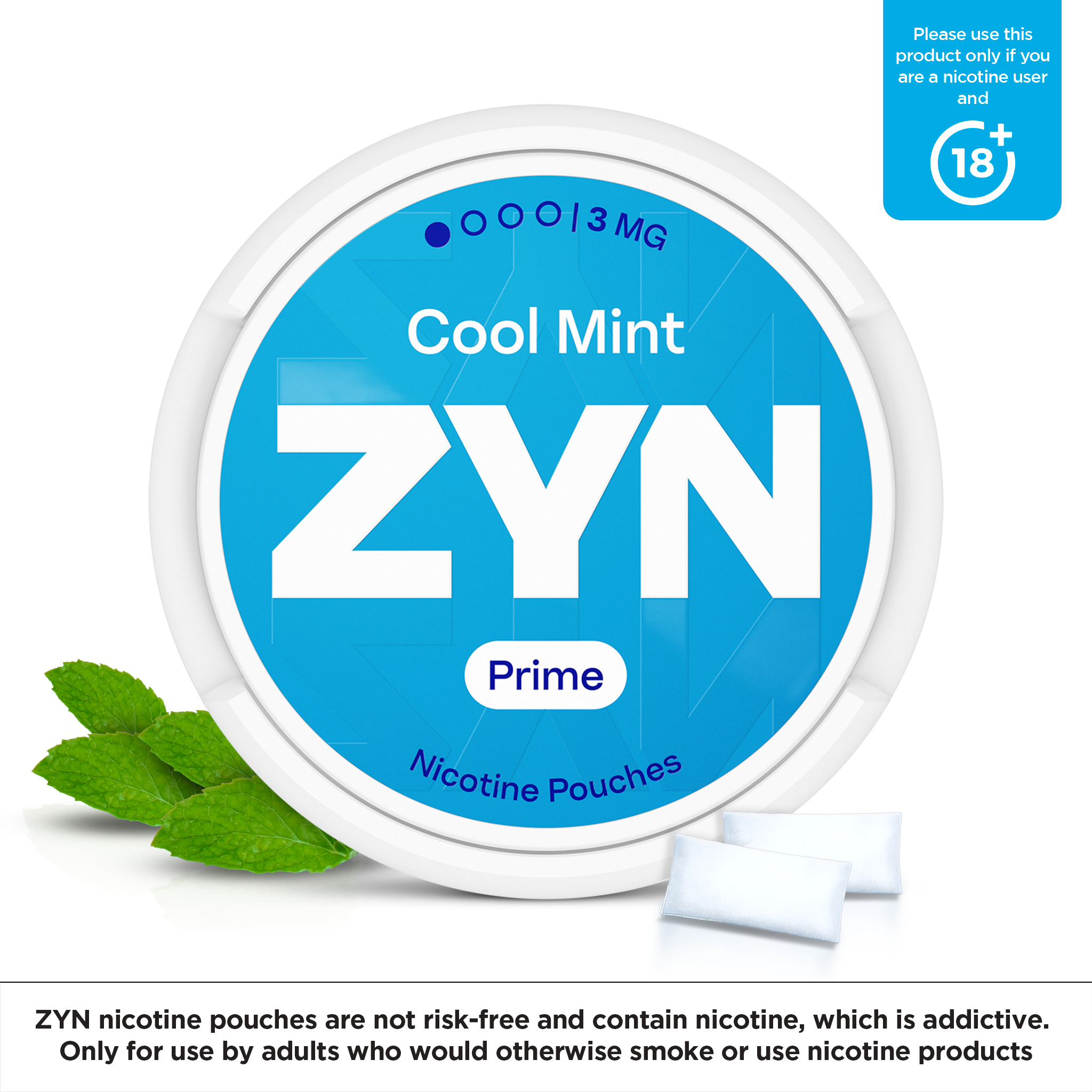 ZYN Prime Cool Mint (3mg) (Cool Mint)