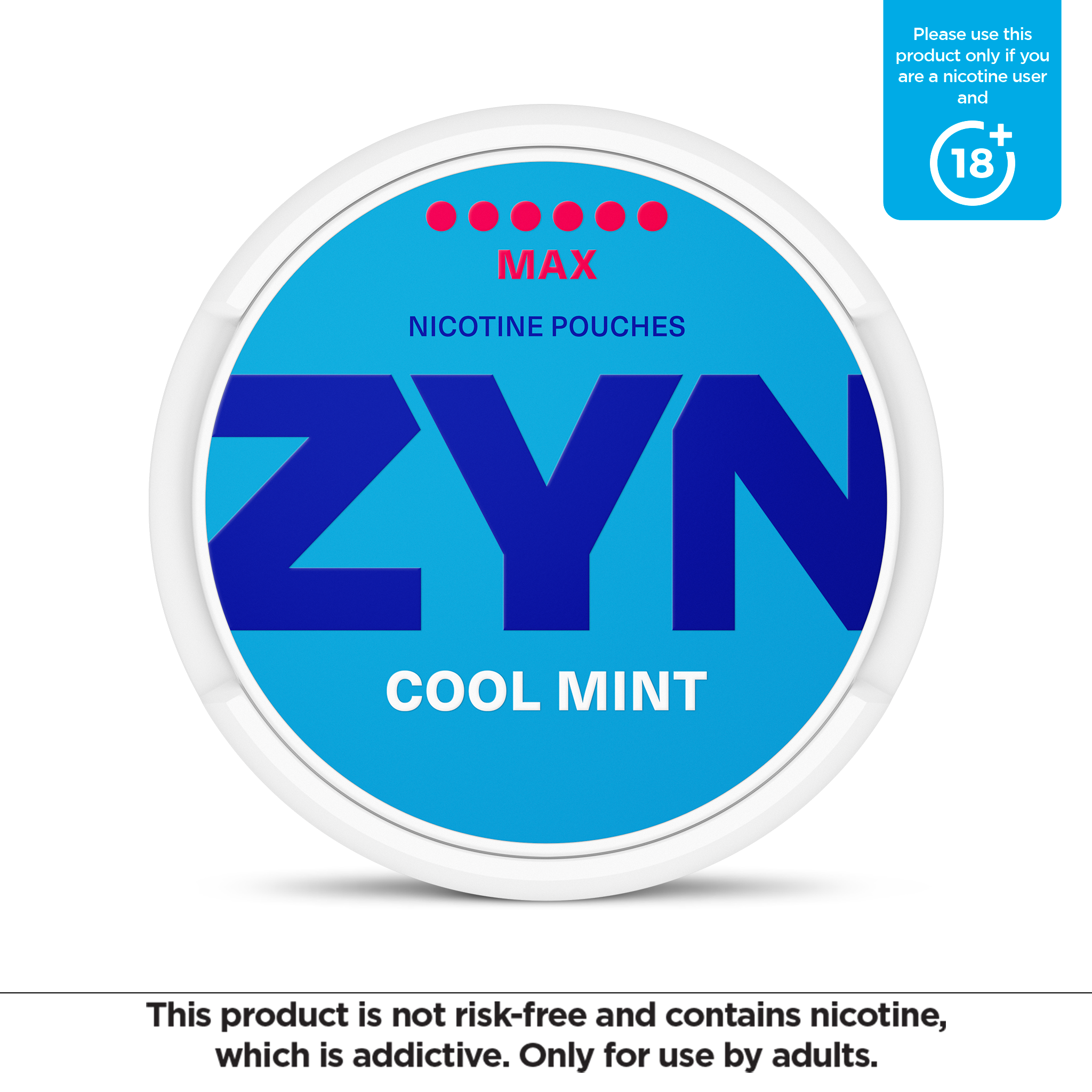 ZYN Cool Mint Max (16.5mg) (Cool Mint)