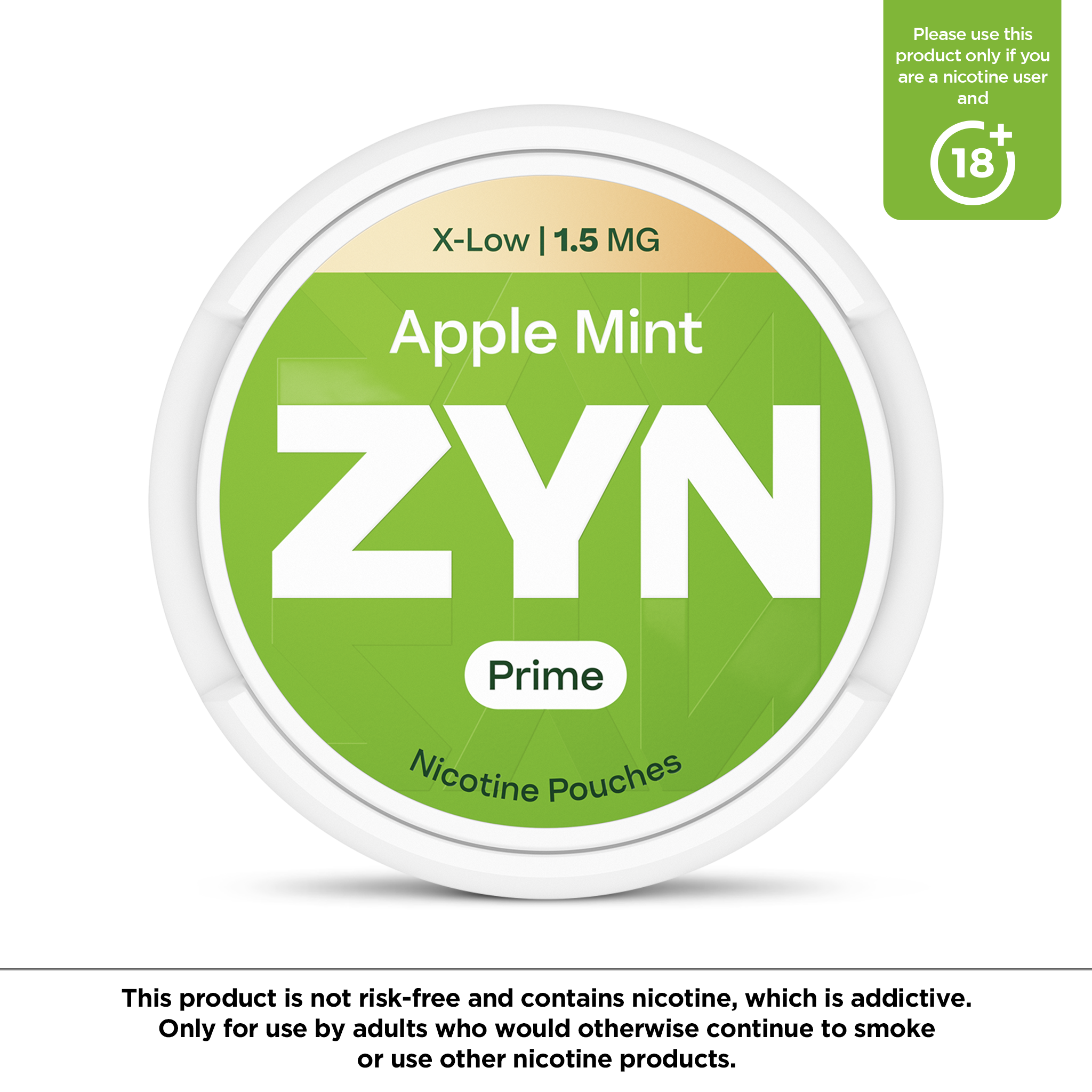 ZYN Prime Apple Mint (1.5mg) (Zyn Apple Mint)