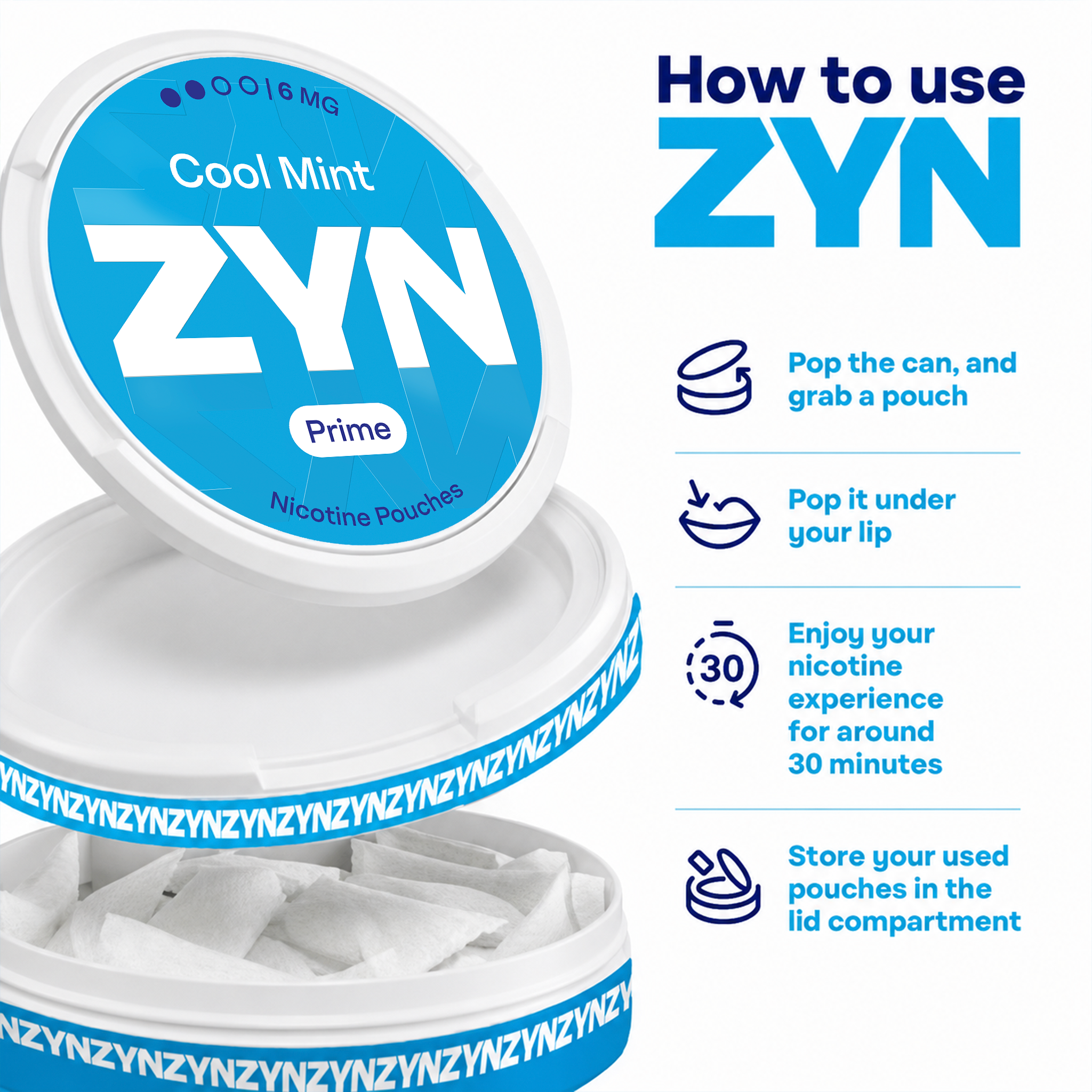 ZYN Apple Mint Strong (11mg) (Zyn Apple Mint)