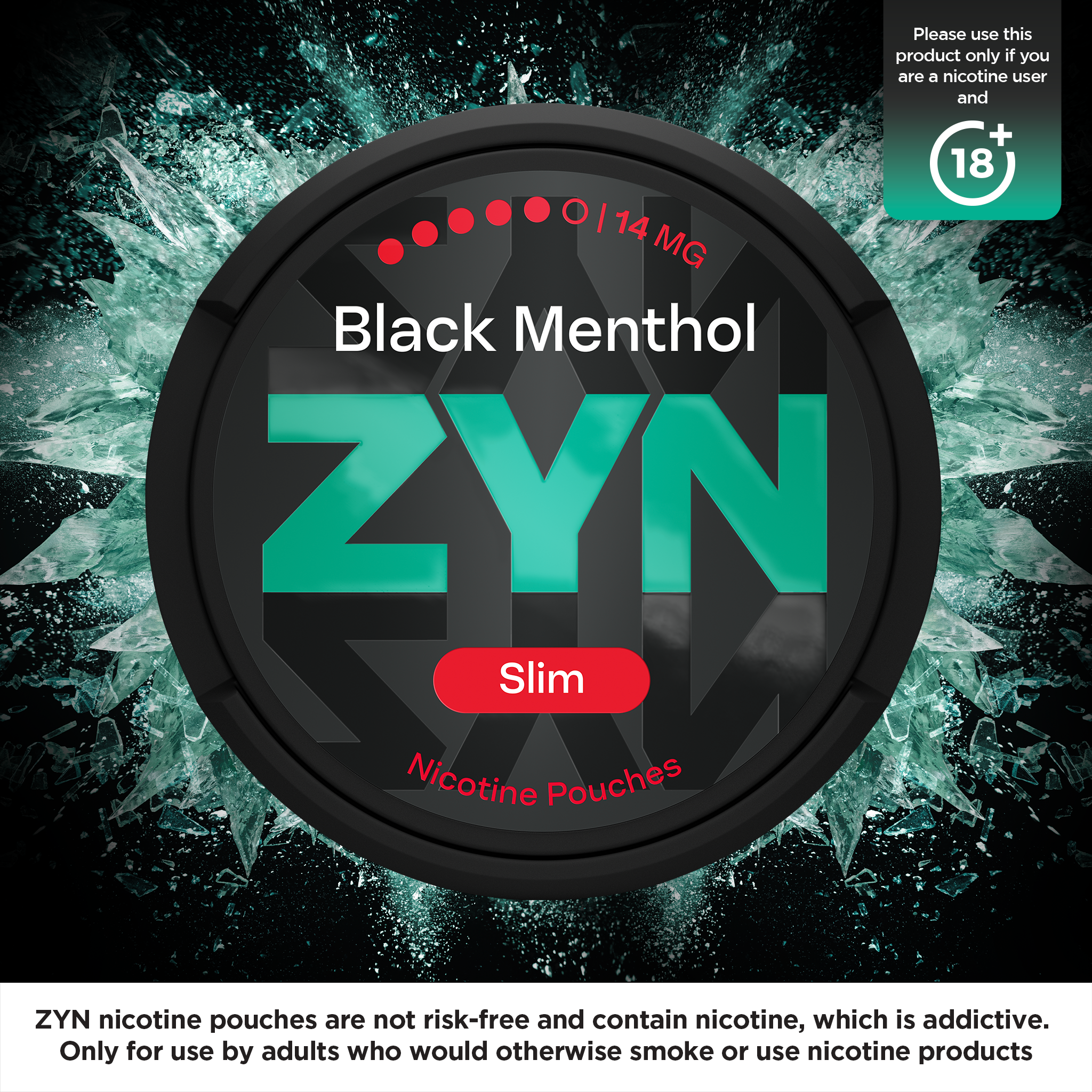 ZYN Black Menthol (14mg) (Black Menthol)