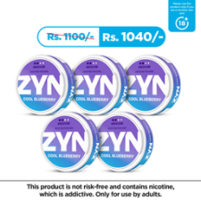 Buy ZYN COOL BLUEBERRY Slim - Medium 6mg nicotine pouches | ZYN Pakistan