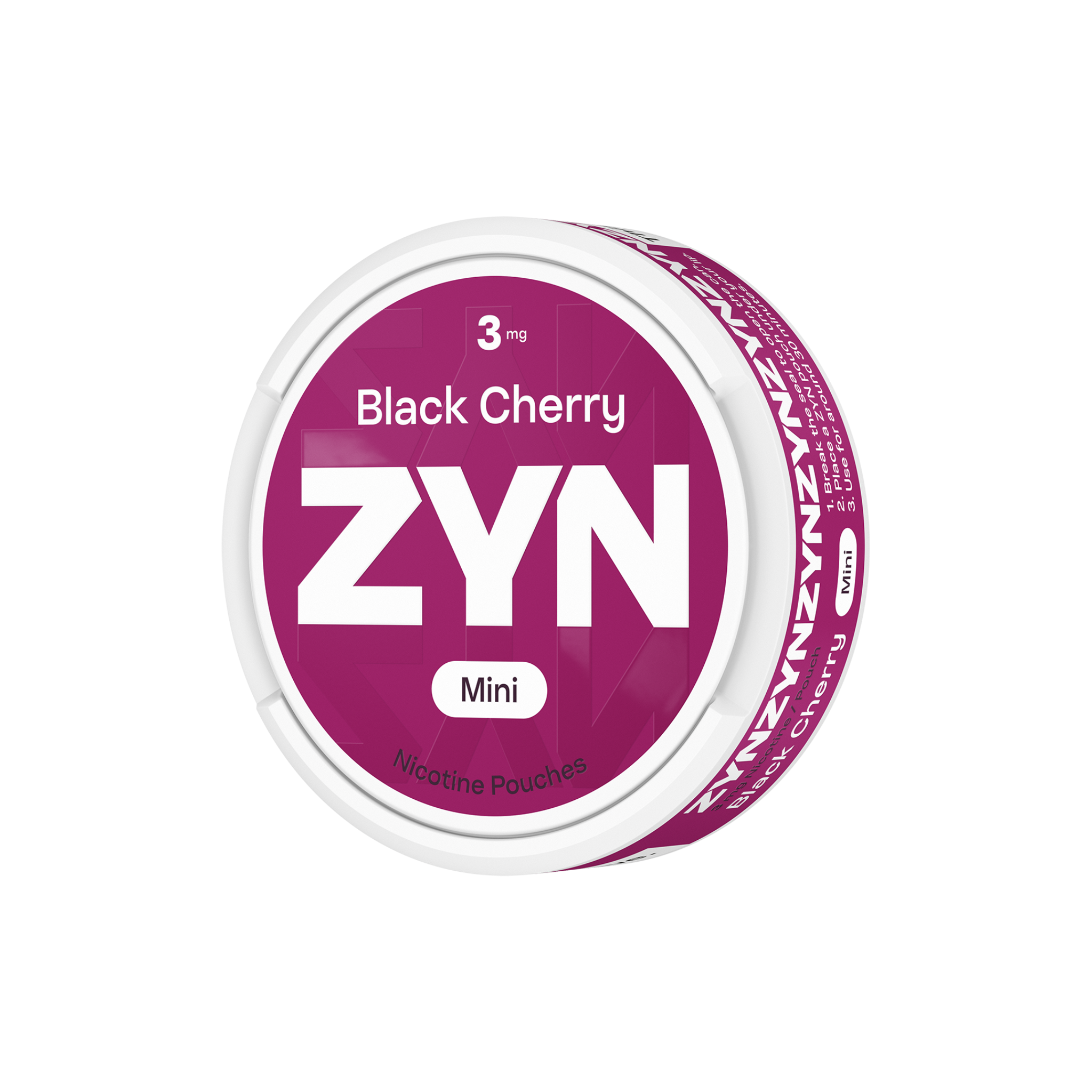 ZYN BLACK CHERRY MINI 3MG CAN (Zyn Black Cherry)