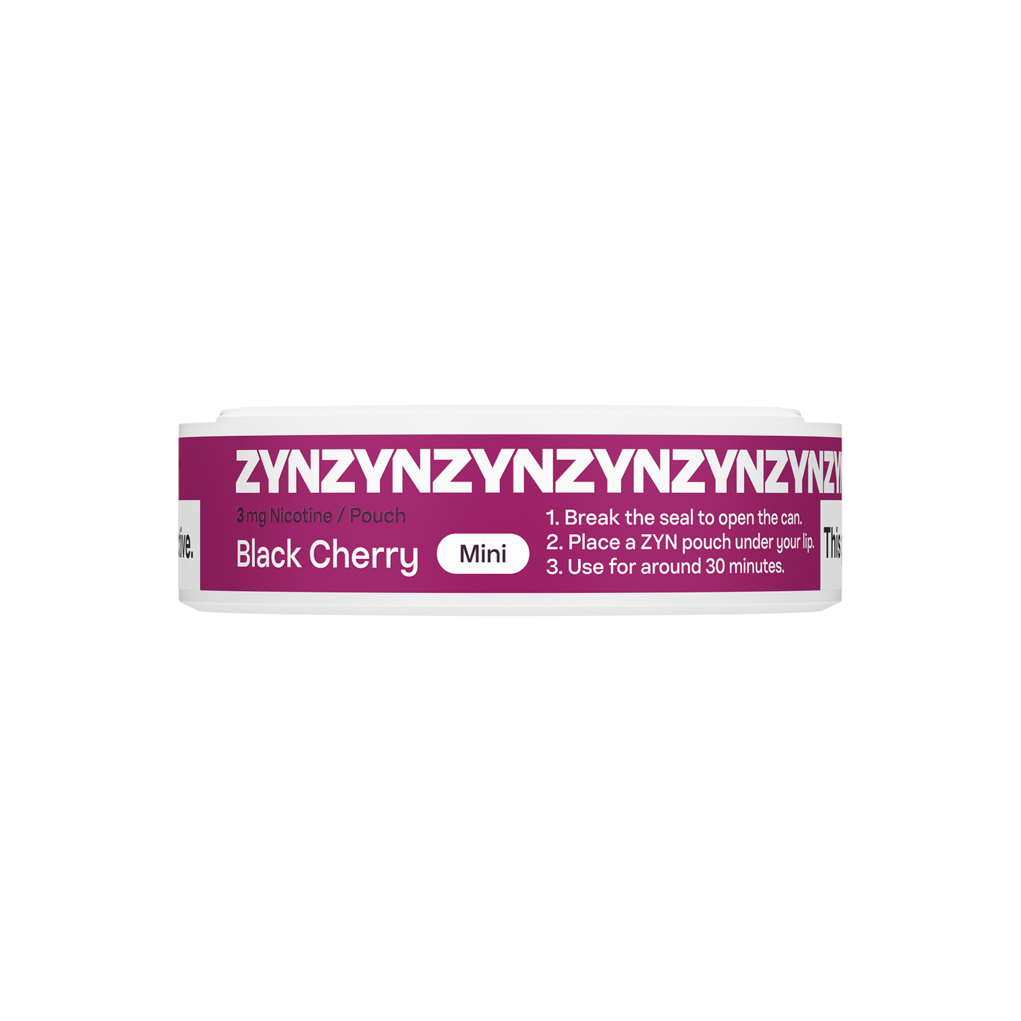 ZYN BLACK CHERRY MINI 3MG CAN (Zyn Black Cherry)