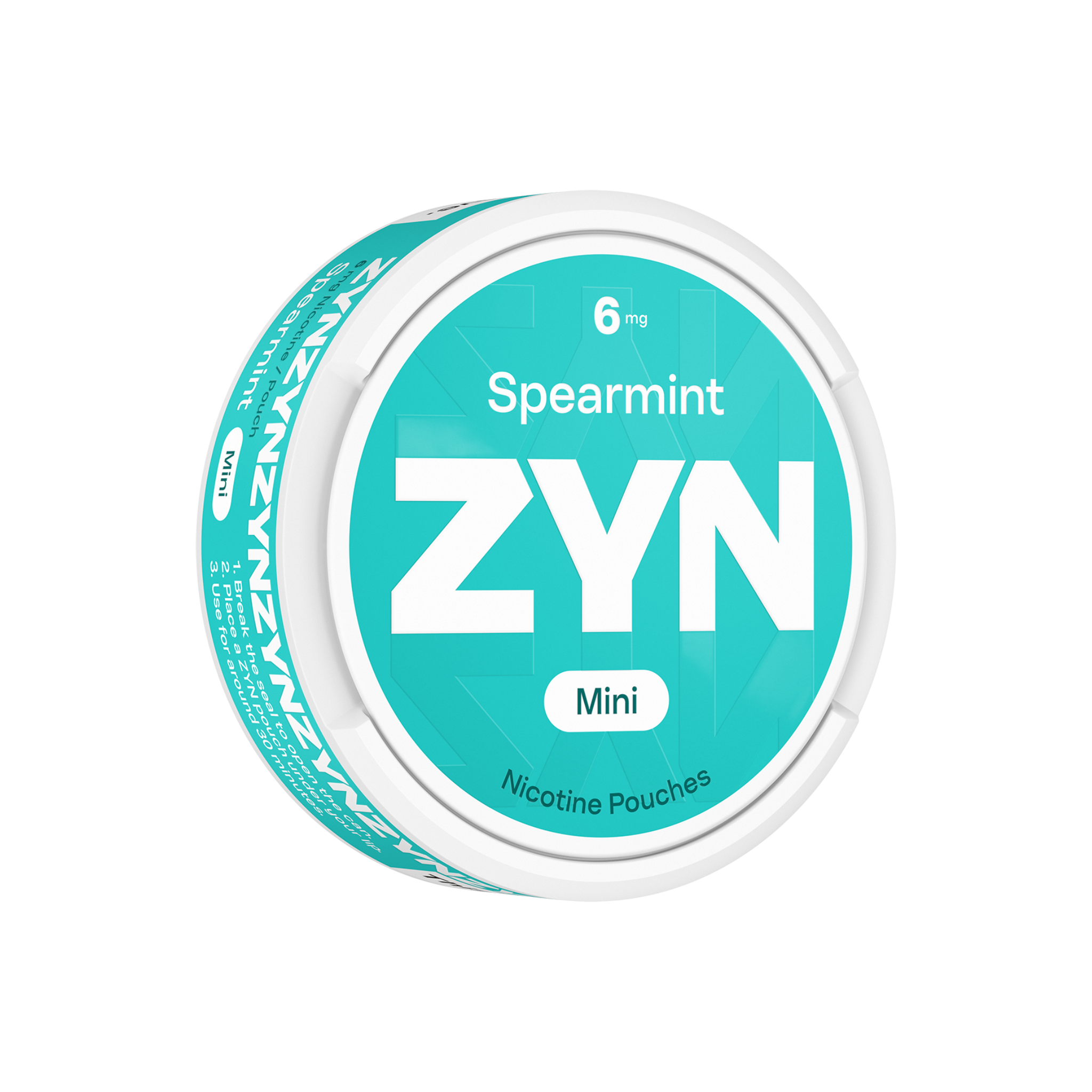 ZYN SPEARMINT MINI 6MG CAN (SPEARMINT)