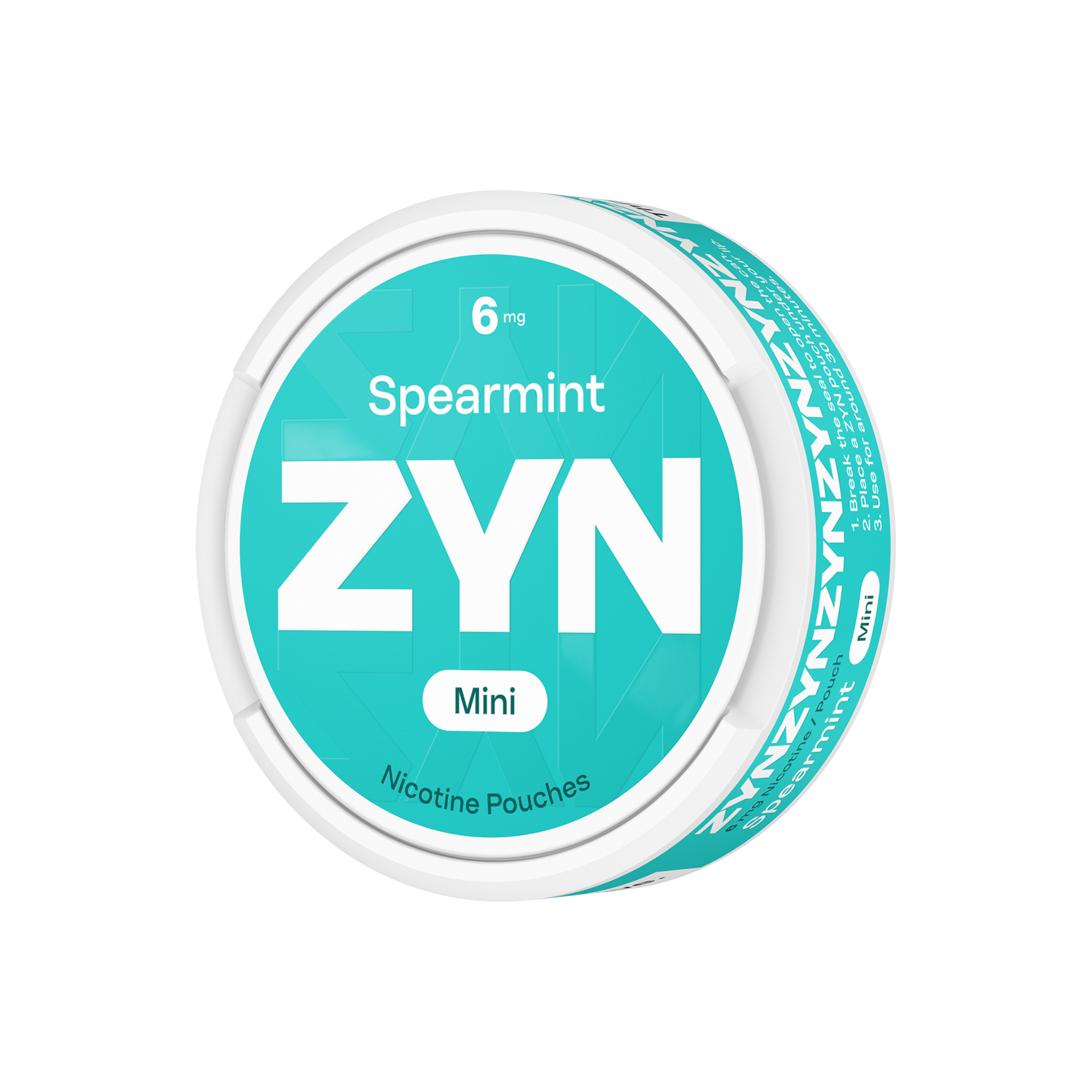 ZYN SPEARMINT MINI 6MG CAN (SPEARMINT)