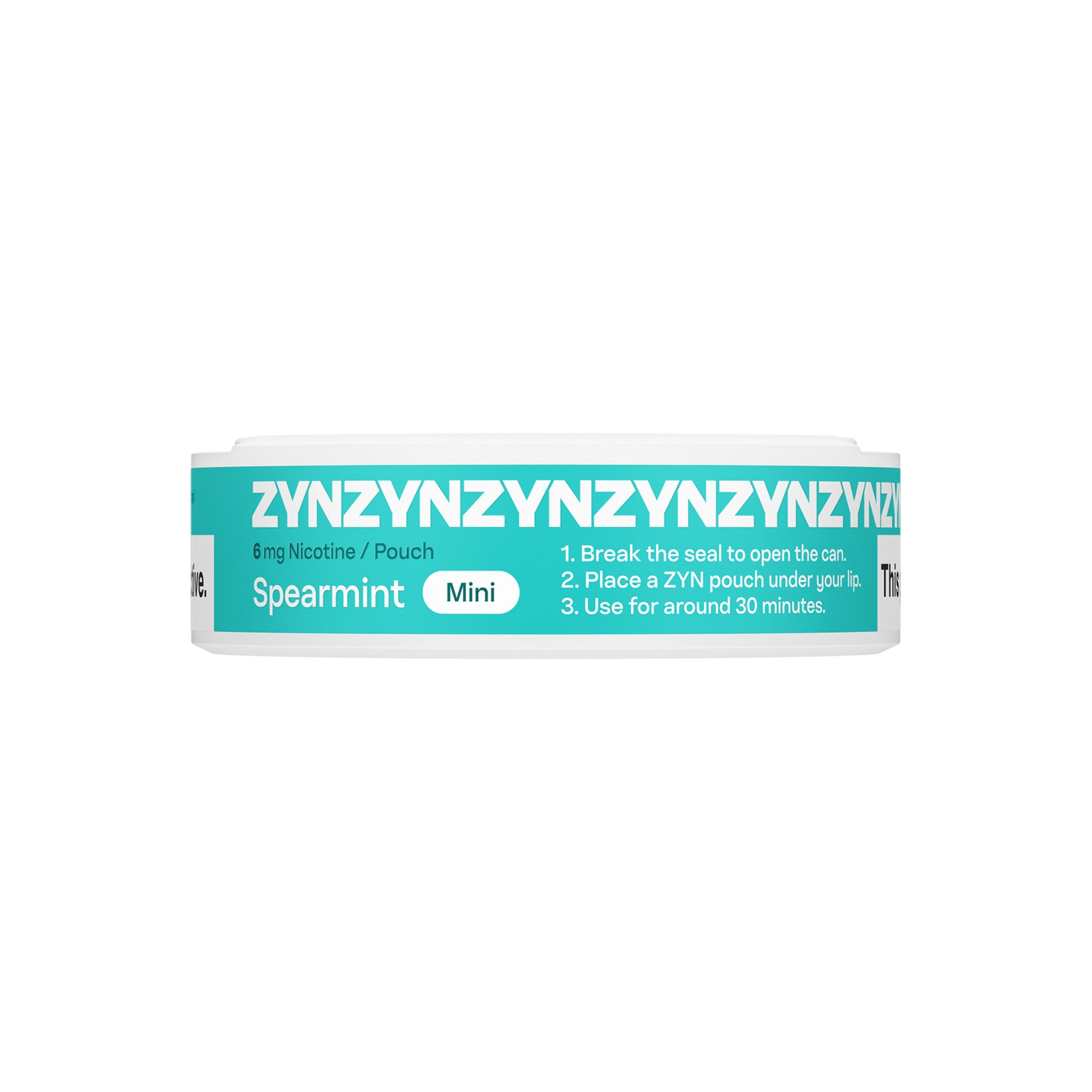 ZYN SPEARMINT MINI 6MG CAN (SPEARMINT)