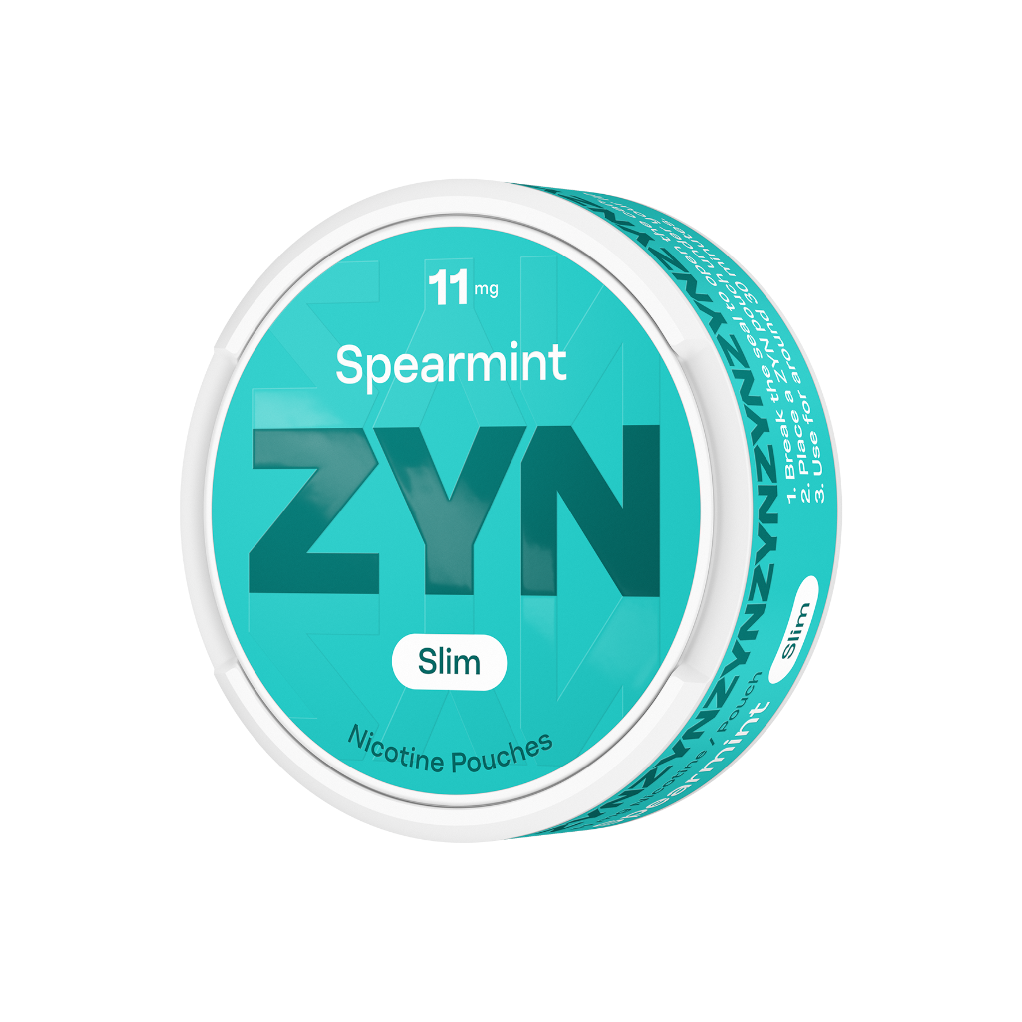 ZYN SPEARMINT REGULAR 11MG CAN (SPEARMINT)