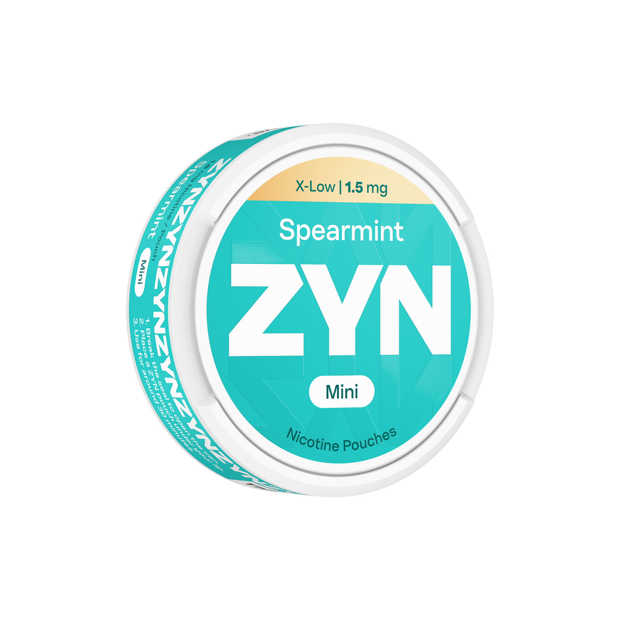 ZYN SPEARMINT MINI 1.5MG CAN (SPEARMINT)