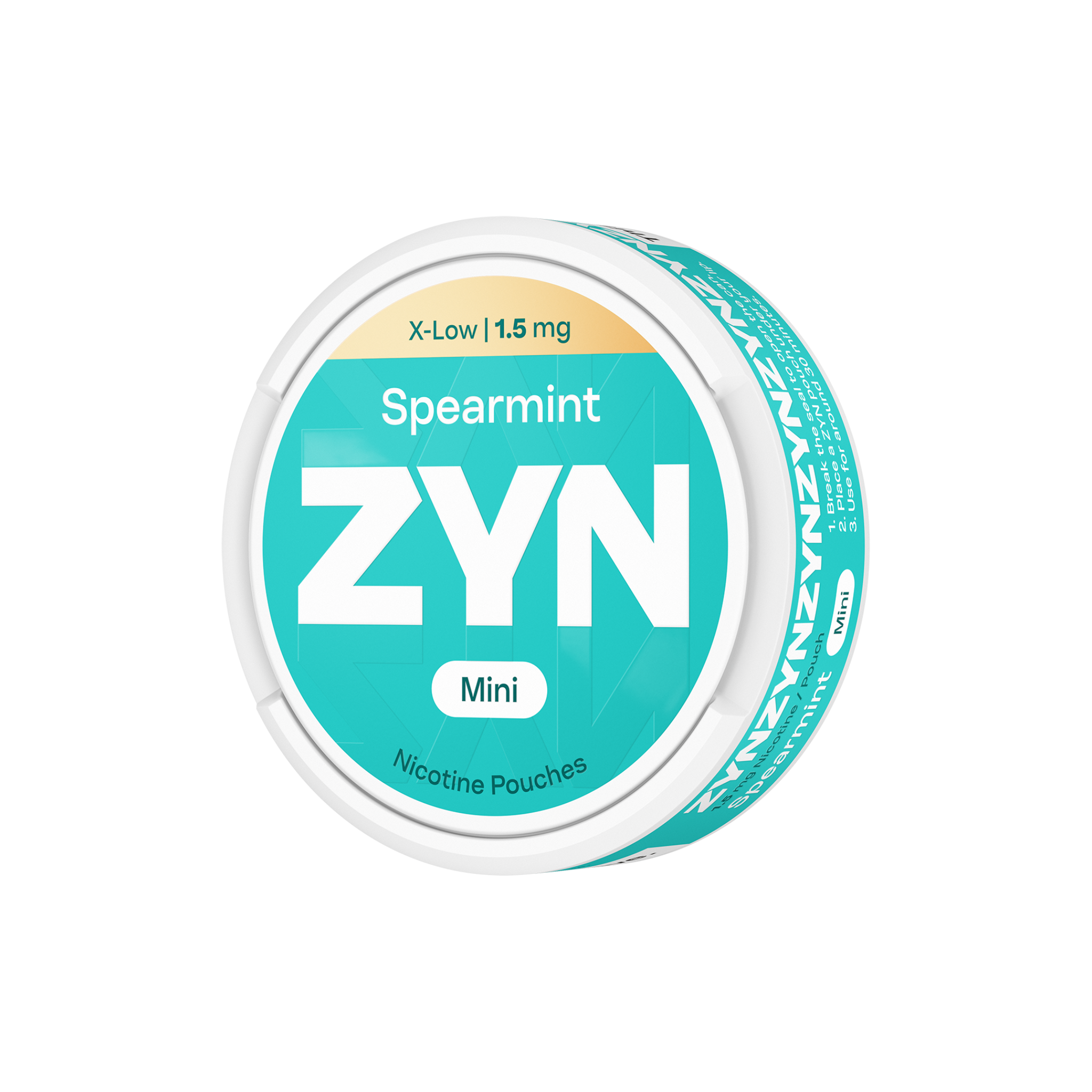 ZYN SPEARMINT MINI 1.5MG CAN (SPEARMINT)