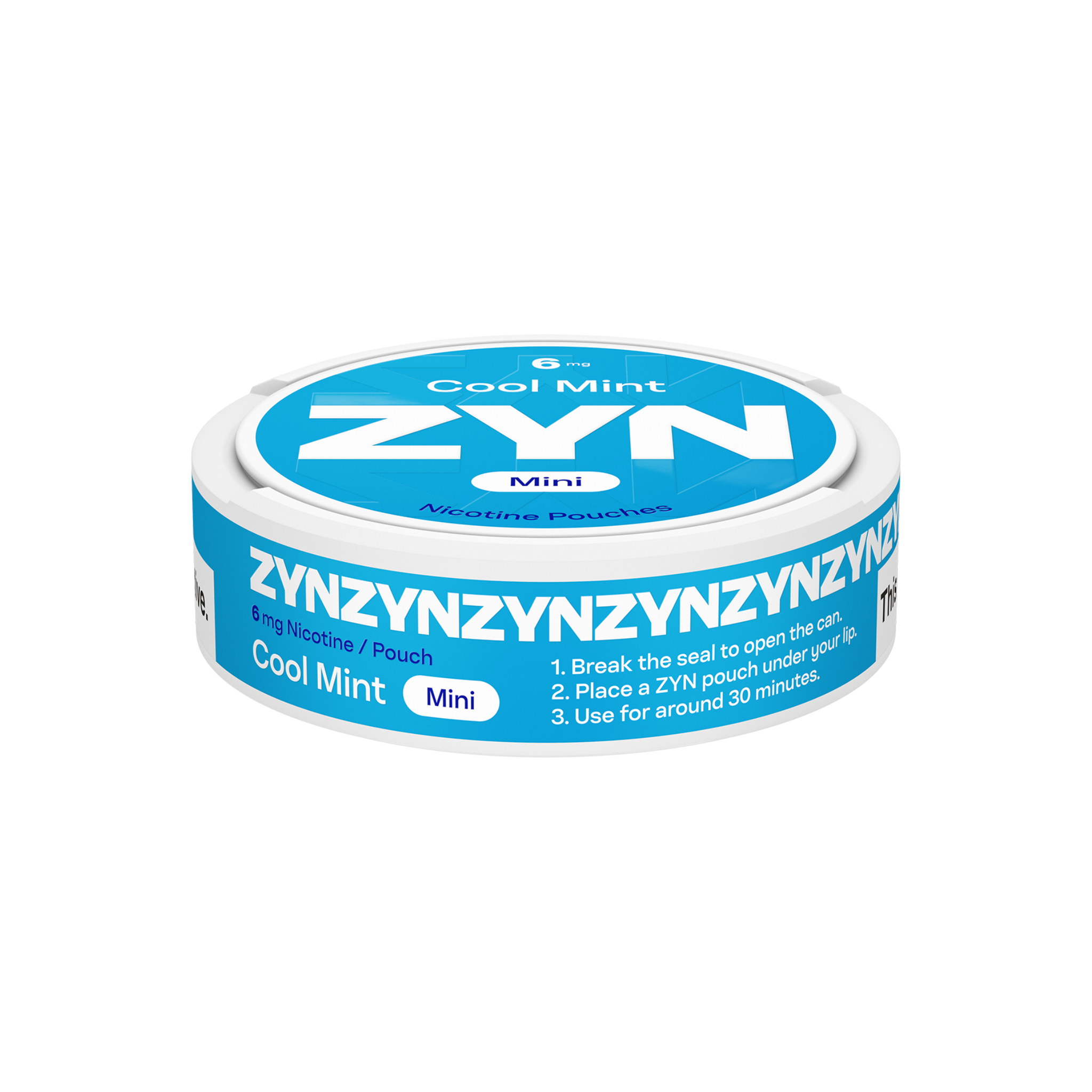 ZYN COOL MINT MINI 6MG CAN (Cool Mint)