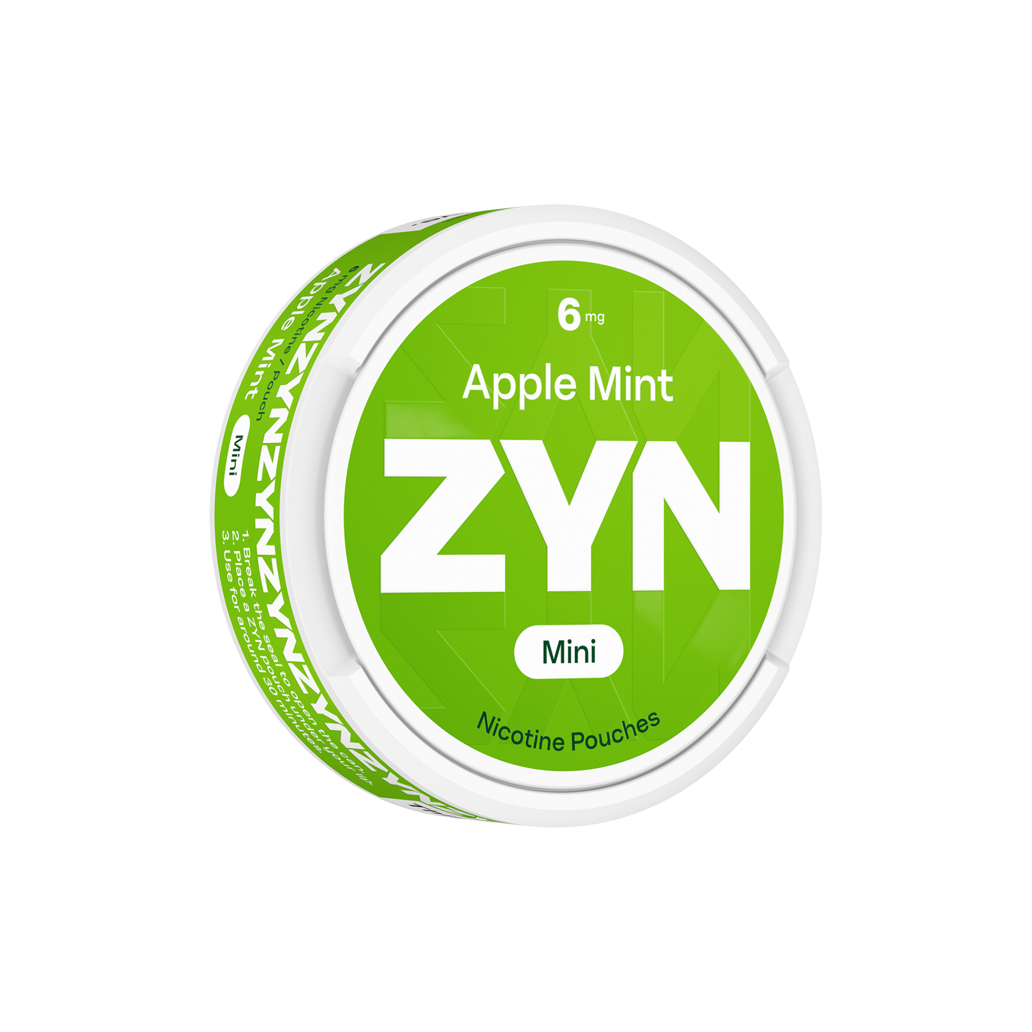 ZYN APPLE MINT MINI 6MG CAN (Zyn Apple Mint)