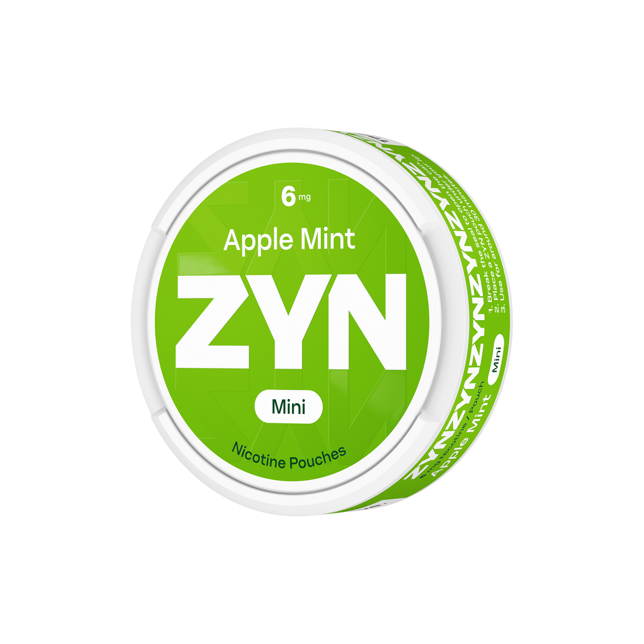ZYN APPLE MINT MINI 6MG CAN (Zyn Apple Mint)