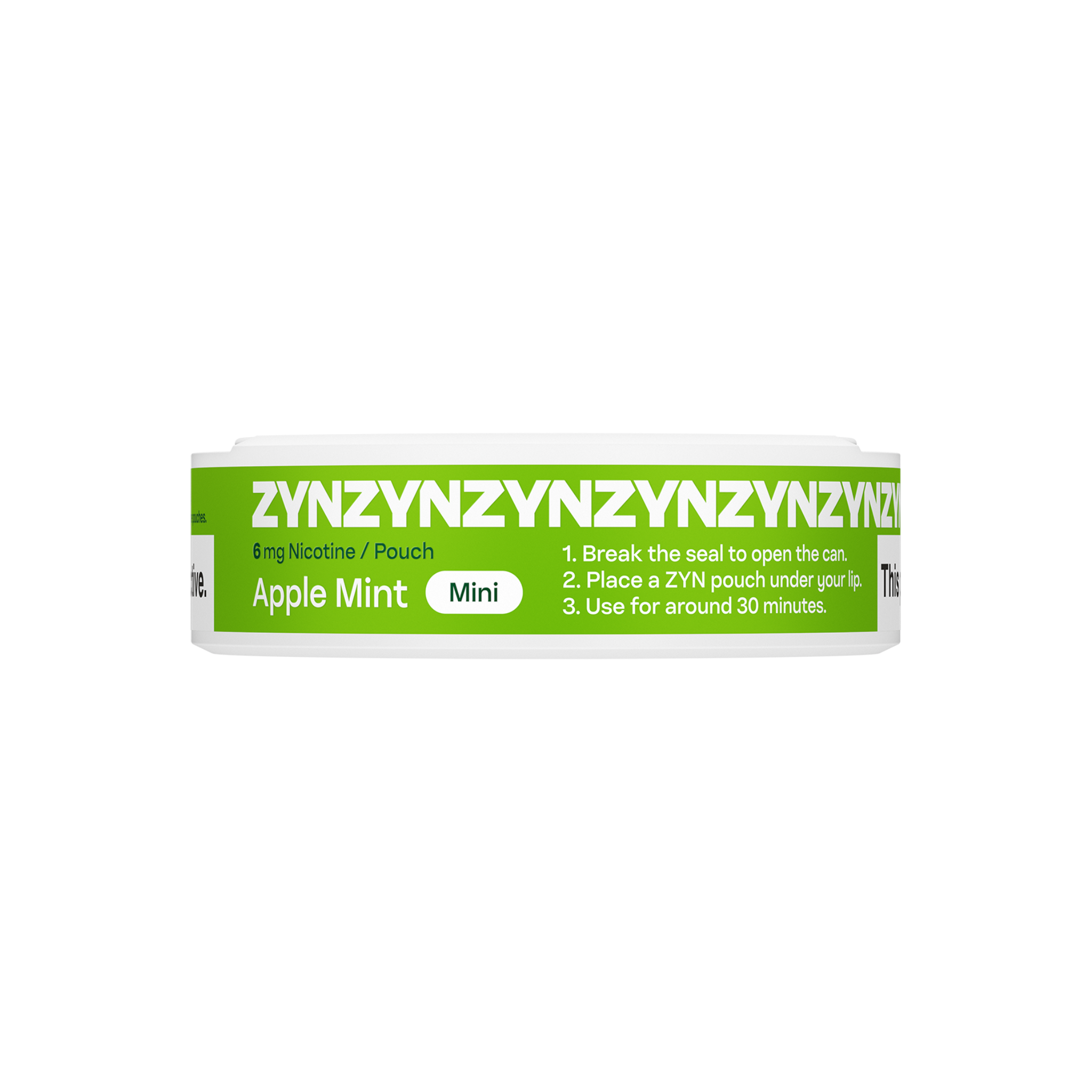 ZYN APPLE MINT MINI 6MG CAN (Zyn Apple Mint)