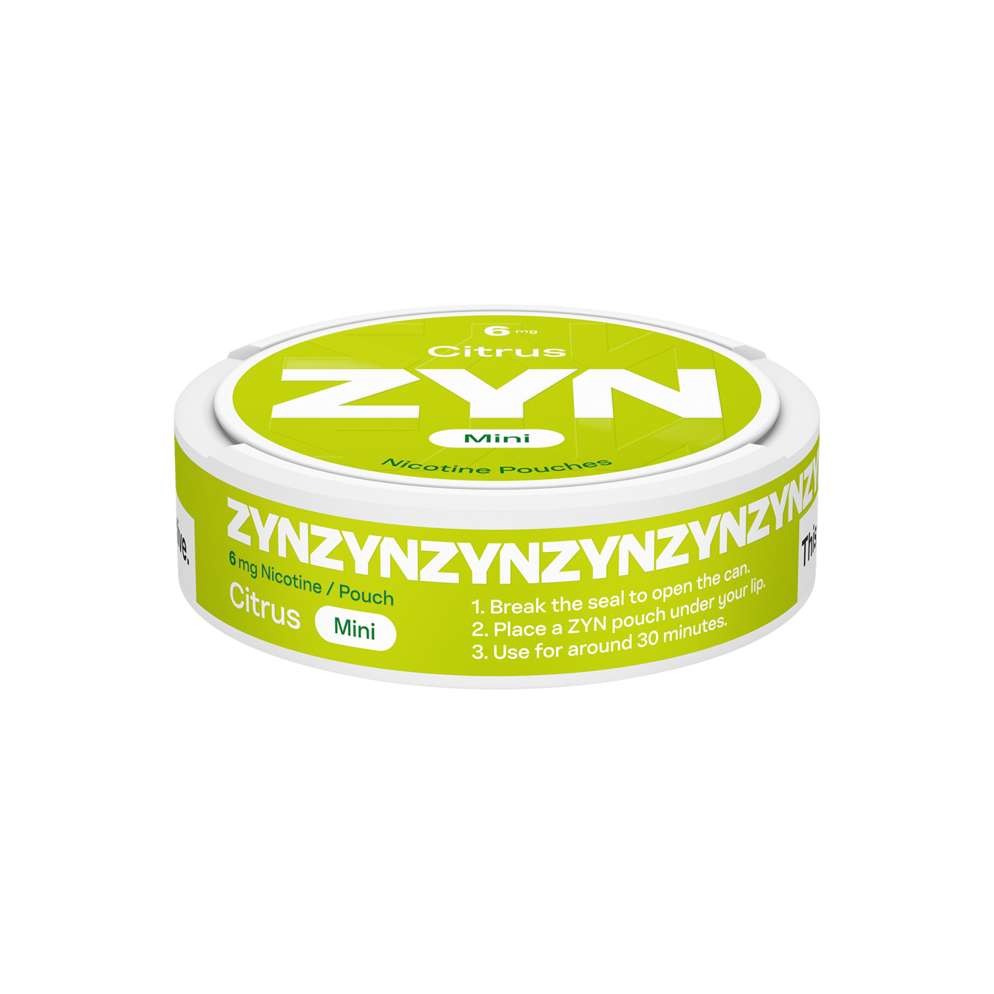 ZYN CITRUS MINI 6MG CAN (Zyn Citrus)