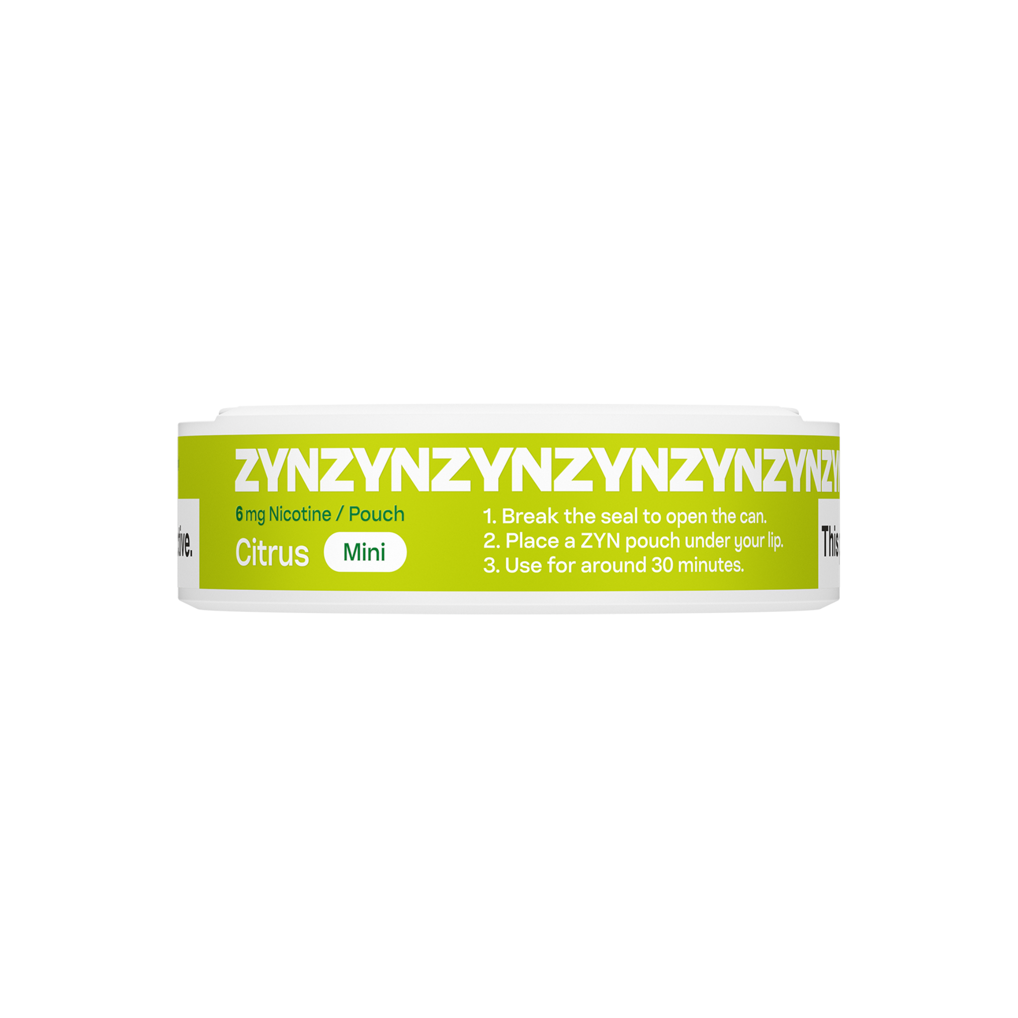ZYN CITRUS MINI 6MG CAN (Zyn Citrus)